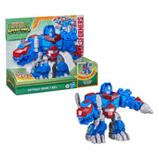 Transformers Dinobot Adventures Optimus Prime T-Rex Converting Toy with Lights and Sounds, 9+ Inch Action Figure, Ages 3 and Up (Amazon Exclusive)