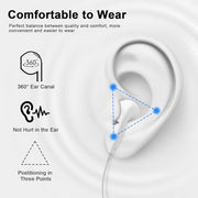2 Pack [Apple MFi Certified] Wired Headphones for iPhone 14 13 12 Pro Max | Wired iPhone Earphones Built-in Mic & Volume Control Nosie Reduction Headsets,Lightning Ear Buds for iPhone 14 13 12 11 XS XR