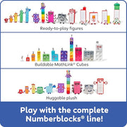 hand2mind Numberblocks Friends Fifteen and Sixteen Figure Pack, Ages 3+ | Number and Counting Toys, Play Figure Playsets, Small Figurines for Kids, Kindergarten Math and Pretend Play Toys