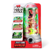 Robo Alive Test Tube Dinos by ZURU (Brachiosaurus) | Grow your own dino 100x bigger; become the scientist; submerge & watch it grow; light-up test tube; gift for kids