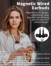 USB C Headphone for Samsung S26 S25 FE S24 A16 A17 Z Wired Earbuds Magnetic | in-Ear Type C Earphone with Microphone Volume Control Bass Stereo Noise Canceling for iPhone 18 Pro Max 17 16 16e 15 Pixel 11