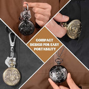 Banloga D&D Dice Set,7PCS Mini Dice with Pocket Watch Case （Dragon, Bronze） | Metal Dice for Dungeons and Dragons, Role Playing Board Games Accessories, Gift for Gamer