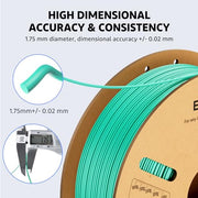 ELEGOO PLA+ Filament 1.75mm White 1KG, PLA Plus Tougher and Stronger 3D Printer Filament, Dimensional Accuracy +/- 0.02mm, 1kg Cardboard Spool(2.2lbs) Fits for Most FDM 3D Printers