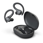 JLab, Go Sport+, True Wireless Workout Earbuds, Bluetooth Sport Earbuds, Clear Calling, Graphite