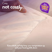 Slumberdown Cosy Nights Double Duvet 10.5 Tog - Breathable & Soft All Year-Round Double Quilt for Summer, Autumn & Winter | UK-Made, Non-Allergenic & Washable (200 x 200cm)
