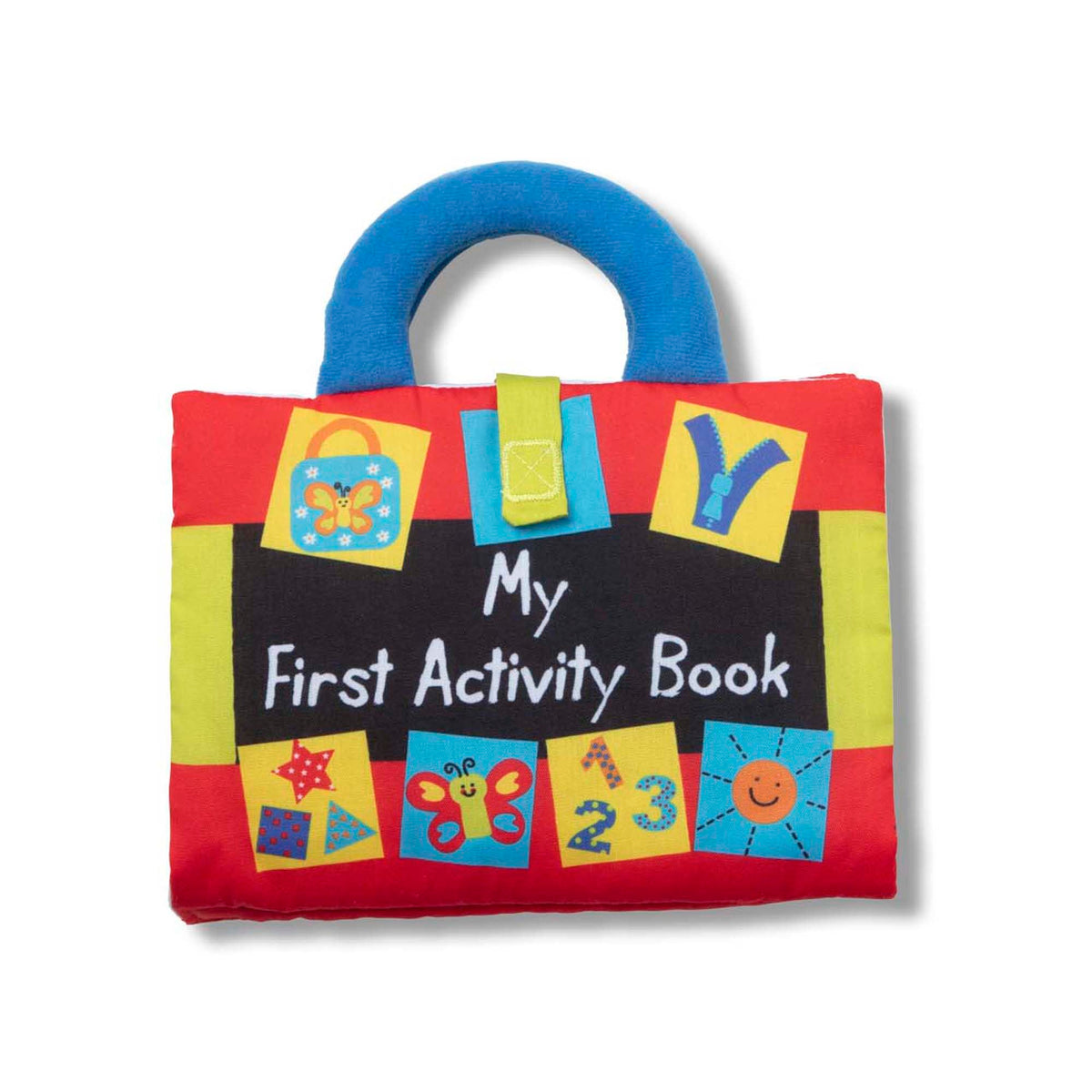 Melissa & Doug K’s Kids My First Activity Book 8-Page Soft Book for Babies and Toddlers Early Learning Developmental Plush Soft Activity for Babies and Toddlers