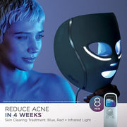 Shark CryoGlow LED Face Mask, Red Light Therapy, Under-Eye Cooling, FW312PL | Red, Blue & Deep Infrared Light, Skincare Device for Fine Lines & Acne, Clinically Tested & FDA-Cleared, 4 Modes, Lilac