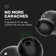 Raycon Everyday Bluetooth Wireless Earbuds with Microphone - Active Noise Cancelling, Sweat & Water-Resistant Earphones, Ear Buds Wireless Bluetooth (Black)