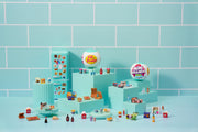 Mini Brands Fill The Fridge Playset w/UV Light by ZURU, Collectibles, DIY, Resin Play, Exclusive Recipe, NOT Edible, 8+
