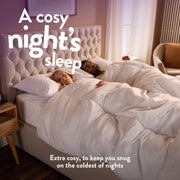 Slumberdown Cosy Nights Double Duvet 10.5 Tog - Breathable & Soft All Year-Round Double Quilt for Summer, Autumn & Winter | UK-Made, Non-Allergenic & Washable (200 x 200cm)