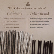 Mystic Oud Agarwood Incense Sticks - Thick Resin Incenses 40+ Pack, 9 Inch | 2x Thick Hand-rolled, Assam oudh chips & herbs, Charcoal Free Incense, Rich Woody Exotic Oud (45 min+ burn)
