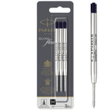 Parker Ballpoint Pen Refills | Medium Point | Black QUINKflow Ink | 3 Count