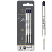 Parker Ballpoint Pen Refills | Medium Point | Black QUINKflow Ink | 3 Count
