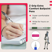 Zebra Pen Z-Grip 8pk Assorted