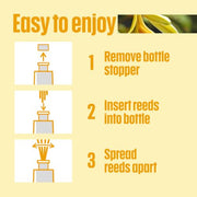Glade Reed Diffuser, Romantic Vanilla Blossom, 50ml | Long-Lasting Home Fragrance, Continuous Room Air Freshener for Up to 5 Weeks, 1 Glass Diffuser & 5 Reed Sticks