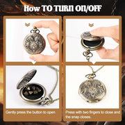 Banloga D&D Dice Set,7PCS Mini Dice with Pocket Watch Case （Dragon, Bronze） | Metal Dice for Dungeons and Dragons, Role Playing Board Games Accessories, Gift for Gamer