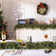 9Ft Christmas Garland,Real Touch Cedar Garland,Realistic Faux Pine Garlands | Artificial Greenery Garland for Winter Home, Mantle, Fireplace, Indoor, Outdoor Christmas Decorations (1Pcs)