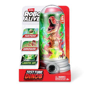 Robo Alive Test Tube Dinos by ZURU (Brachiosaurus) | Grow your own dino 100x bigger; become the scientist; submerge & watch it grow; light-up test tube; gift for kids