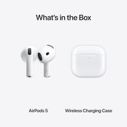 Apple AirPods 5 with Wireless Charging Case | Wireless Earbuds, Wireless Charging Case, Active Noise Cancellation, Personalized Spatial Audio, Live Translation, H2 Chip