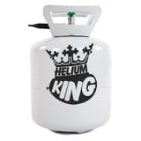 Helium King Disposable Helium Gas Canister - Fills 50 x 9 Inch Latex Balloons or 18 Foil Balloons - Helium Balloon Gas UK Filled Helium Cylinder for Parties