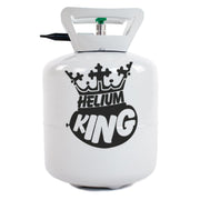 Helium King Disposable Helium Gas Canister - Fills 50 x 9 Inch Latex Balloons or 18 Foil Balloons - Helium Balloon Gas UK Filled Helium Cylinder for Parties