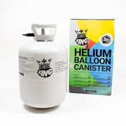 Helium King Disposable Helium Gas Canister - Fills 50 x 9 Inch Latex Balloons or 18 Foil Balloons - Helium Balloon Gas UK Filled Helium Cylinder for Parties
