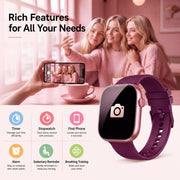 Smart Watch for Women, Bluetooth Answer/Make Calls, 1.83"HD Screen, 2 Bands | IP67 Waterproof Fitness Tracker, Heart Rate/Sleep Monitor, DIY Dial, Multi-Sport Modes Pedometer, Smartwatch for iOS/Android