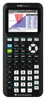 Texas Instruments TI-84 Plus CE Color Graphing Calculator, Black | Computer version included, USB charging, Full color, Faster than TI-84 Plus