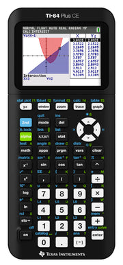 Texas Instruments TI-84 Plus CE Color Graphing Calculator, Black | Computer version included, USB charging, Full color, Faster than TI-84 Plus