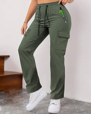 Loose Large-Pocket Casual Work Pants