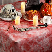 197" x 85" Halloween Creepy Cloth - Halloween Spooky Fabric Cloth - Scary Gauze Blood Creepy Cloth for Haunted House Halloween Party Yard Wall Doorway Outdoors Decoration