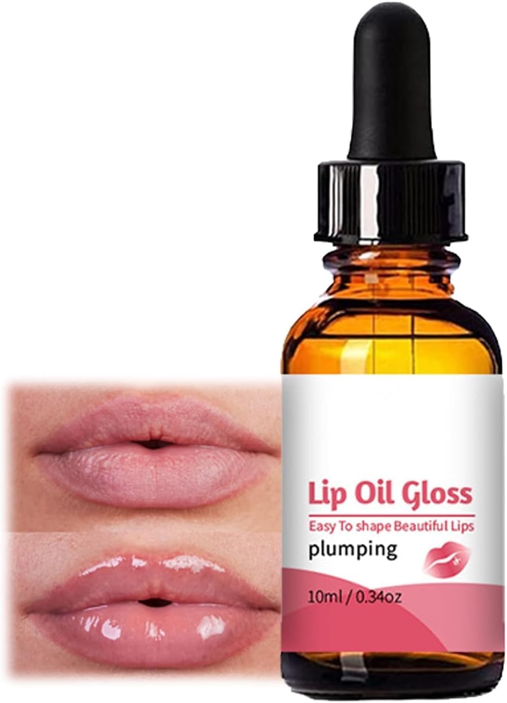 sjfscqr Essence Lip Plumper,Peptide Lip Plumping Serum,Women's Lip Oil Gloss,Moisturize Lips Improve Lip Shape For Women Beautiful Lips