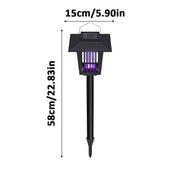 Solar Powered Mosquito Zapper & Garden Stake Light