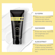 sjfscqr Niacinamide Whitening and Cleansing Milk,Purifying Brightening Niacinamide Cleanser,Hydrating Face Cleanser for All Skin Type