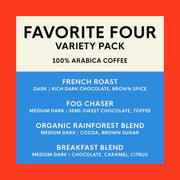 San Francisco Bay Variety Pack Original K-Cup Compatible Coffee Pods, 80 ct | Commercially compostable single-serve pods, Variety pack offers variety of smooth cups in any K-Cup brewer