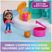 DREAMWORKS GABBY'S DOLLHOUSE Meow-Mazing Dollhouse, 2 Feet Tall, 15 Pieces | Over 2 Feet Tall, 15 Pieces, Featuring Lenticular Eyes, Realistic Dollhouse Play, Kids Toys for Girls & Boys Ages 3 and Up