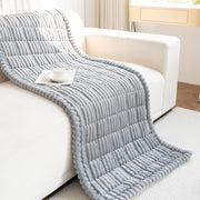 GKXLH New Thick Non-slip Sofa Cover 2 3 4 Seater (Light Grey,70x180cm/1 PC) | Soft Corduroy Sofa Covers Washable, Universal Sofa Slipcovers, Dog Pet Couch Covers, Leather Sofa Protector for Living Room