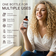 MUNUSNA Peppermint Essential Oil 100ml, Pure Natural Oil for Diffusers | Peppermint Oil with Fresh Cool Herbal Aroma, Steam Distilled for Candle Making, Soaps, Massage Blends and DIY Projects