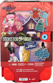 Monster High Skulltimate Secrets Cupid Asteria Doll Set | Destination: Cabin Slay-cation Unboxing Set with Suitcase and 19+ Surprises like Clothes and Fashion Accessories