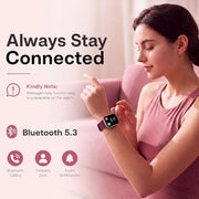 Smart Watch for Women, Bluetooth Answer/Make Calls, 1.83"HD Screen, 2 Bands | IP67 Waterproof Fitness Tracker, Heart Rate/Sleep Monitor, DIY Dial, Multi-Sport Modes Pedometer, Smartwatch for iOS/Android