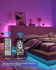 Mexllex LED Strip Lights 10M (1X10M) APP Control Colour Changing LED Lights with Remote, Music Sync Built-in Mic, SMD RGB Light Strips RGB LED Strip, Led Lights for Bedroom Home Decoration