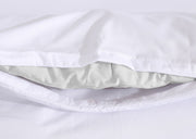 100% Egyptian Cotton Duvet Cover Set |200 Thread Count Plain Dyed Duvet Quilt Cover Set With Free Pillowcases| Non-Iron Easycare Bedding Set - Single Double King Super King Sizes (White, Double)
