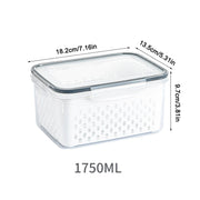 Food Storage Containers for Fridge with Removable Colander