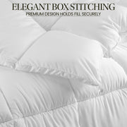 Utopia Bedding Coverless King Size Duvet, 10.5 Tog Box Stitched, White | Luxury Comforter with Ultra-Soft Touch Microfiber filling, Durable Construction and Corner Tabs, Machine Washable