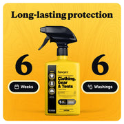 Sawyer Products SP6572 Twin Pack Premium Permethrin Clothing Insect Repellent Trigger Spray, 24 oz,Yellow