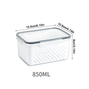 Food Storage Containers for Fridge with Removable Colander