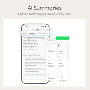 Plaud Note Pro AI Voice Recorder Transcribe & Summarize for Meetings Calls | AI Note Taker for Professionals & Teams, Productivity, 112 Languages, Ultra-Slim, InstantView Display, Case Included, Black