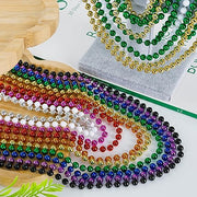 100PCS Bead Necklace, Breast Cancer Awareness Beaded Necklaces Stuff, 33" Mardi Gras Beads Necklace Costume, Festival Parade Throw Accessories for Wedding Birthday Gender Reveal Party Events Supplies