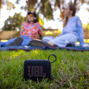 JBL Go 4 - Ultra-Portable, Waterproof and Dustproof Bluetooth Speaker, Big JBL Pro Sound with Punchy bass, 7-Hour Built-in Battery, Made in Part with Recycled Materials (Black)