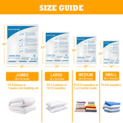 Vacuum Storage Bags Space Saver Sealer Bags,Compression Bags for Clothes, Pillows, Comforters, Blankets, Bedding 8 Combo